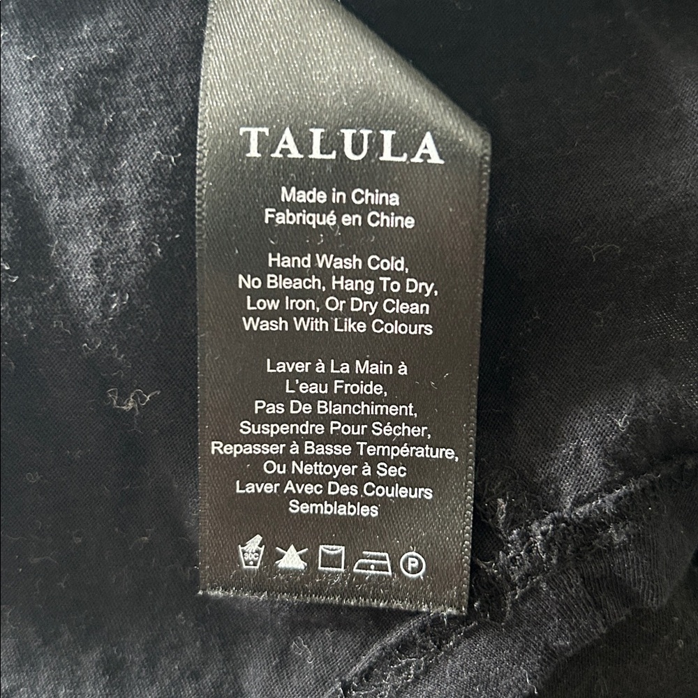 Talula Black Scoop Neck T-Shirt - Picture 4 of 5